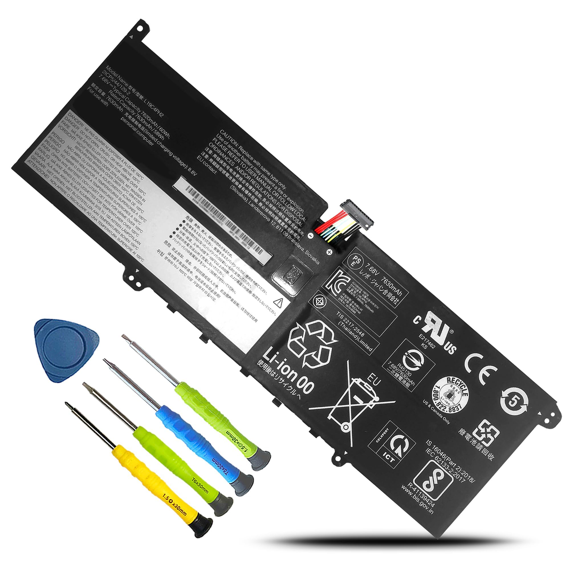 Amazon.com: 60Wh L19C4PH2 L19M4PH2 Battery Replacement for Lenovo